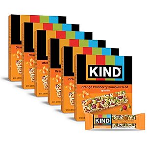 [SnS, AC] $21.63* | 36-Pack 1.4-Oz KIND Seeds Fruit & Nuts Snack Bar (Orange Cranberry) at Amazon