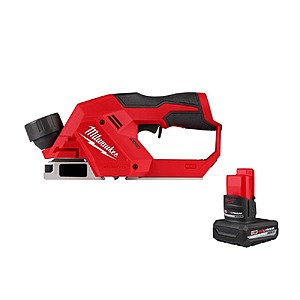 Milwaukee M12 12V Lithium-Ion Brushless Cordless 2 in. Planer with M12 5.0 Ah Battery $204