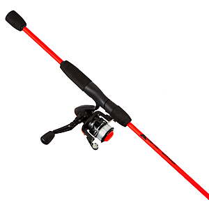 2-Piece Ozark Trail Wayfarer 5'6" Fiberglass Spinning Rod & Reel Combo (Orange) $9.97