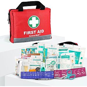 $12.99* | 309-Piece General Medi First Aid Kit at Amazon