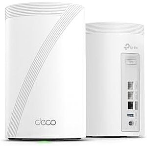 $359.99* | TP-Link Deco 7 Pro BE14000 Tri-Band Wi-Fi 7 Whole Home Mesh System (BE67 2-Pack) + 15% Back w/ Prime Visa Card at Amazon