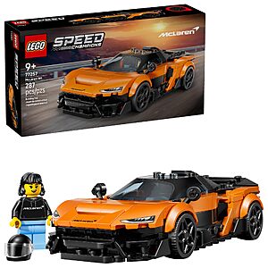 287-Pc LEGO Speed Champions McLaren W1 Race Car Toy (77257) $22.49 + Free Shipping w/ Prime or on $35+