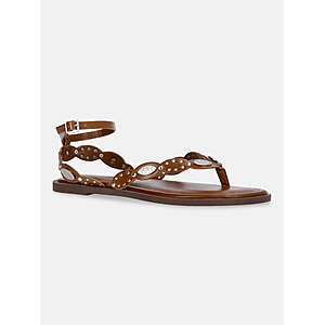 No Boundaries Studded Faux Leather Sandals, Women's, Brown, size 6, 10, 11, $5.75, Walmart