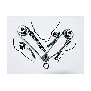 $48.71 | Updated Ford OEM 5.4L 3V Phaser Repair Kit - Phaser Sprockets, Tensioners, Guides, Chains 18pc kit at Woot!