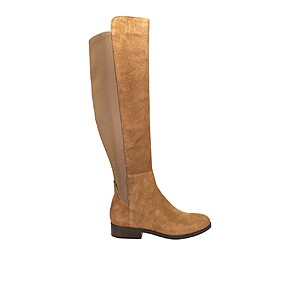 $31.98: Cole Haan Isabelle Over The Knee Round Toe Zippered Womens Brown Casual Boots W(Size 5~8) at ebay