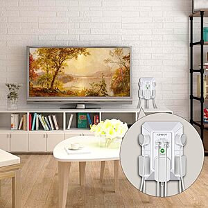 Wall Charger, Surge Protector, QINLIANF 5 Outlet Extender with 4 USB Ports $9.98