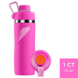22-Oz Gatorade Stainless Steel Water Bottle (Pink) $11.99 + Free Shipping w/ Target 360, Circle Card, or on $35+