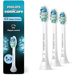 3-Ct Philips Sonicare Genuine C2 Optimal Plaque Control Toothbrush Heads $6.40 w/ S&S