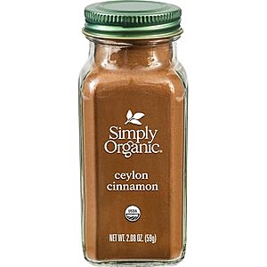 [SnS] $5.20* | 2.08-Oz Simply Organic Ground Ceylon Cinnamon at Amazon
