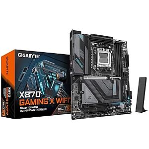 $169.99* | GIGABYTE X870 Gaming X WIFI7 AMD AM5 LGA 1718 Motherboard at Amazon