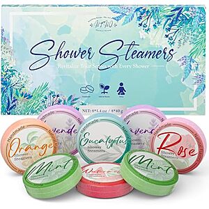 8-Count HFHO Aromatherapy Shower Steamers w/ Natural Essential Oils (Tranquil Floral) $3.99 + Free Shipping w/ Prime or on $35+
