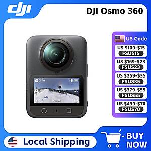 DJI Osmo 360 1-Inch 360° Imaging Native 8K 360° Video Original Brand Standard Combo $286.40 + Free Shipping