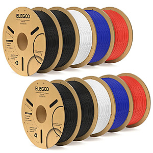 10kg Elegoo PLA Plus 1.75mm 3D Printer Filament (Choice of 3 color Mix) $85.99 + free s/h
