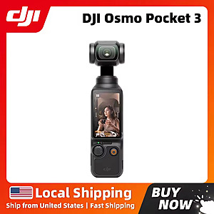 DJI Osmo Pocket 3 Vlogging Camera, 3-Axis Gimbal, 4K/120fps 2-Inch Rotatable Screen; free s&h $284.9