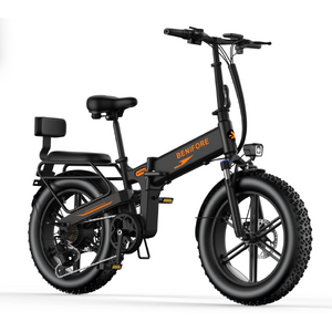 BENIFORE X1T PRO Folding E-Bike: 35 MPH, 1500W Peak, 48V 20Ah, Full Suspension $799