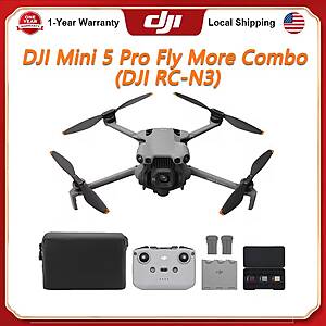 DJI Mini 5 Pro Fly More Combo RC-N3 Vlog Camera Drone 4K/60fps HDR video $740.9 + Free Shipping
