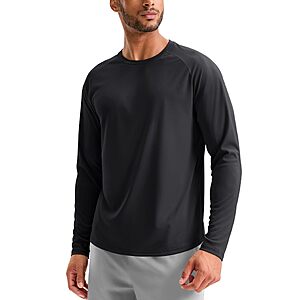 Amazon – Soothfeel Men's Long-Sleeve Workout Shirt - $9.85 w/ Code + Deal