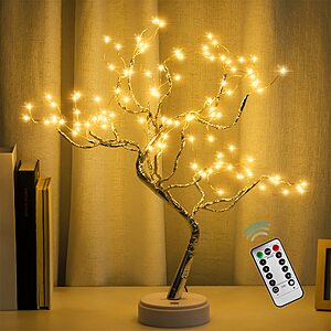 Amazon – PXBNIUYA 108-LED Fairy Tree Lamp - $12.99–$29.99 w/ Code