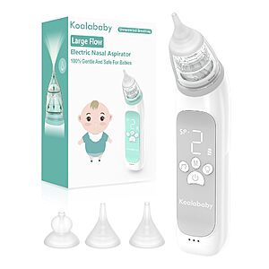 Amazon – Koalababy Electric Baby Nasal Aspirator - $16.49 w/ Code