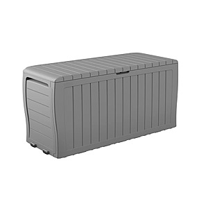 71-Gallon Keter Marvel Durable Resin Outdoor Storage & Organization Deck Box w/ Built-in Handles & Rollers (Light Grey) $45.09 + Free Shipping