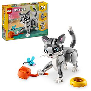 407-Piece LEGO Creator 3-in-1 Playful Cat Toy Building Set $19.99 + Free Shipping w/ Prime or on $35+
