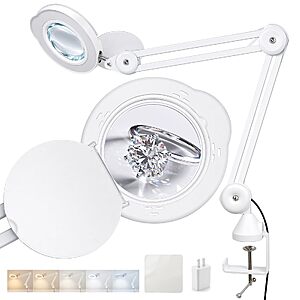 Amazon – knitly 15X Lighted Clamp Magnifier - $29.99 w/ Code