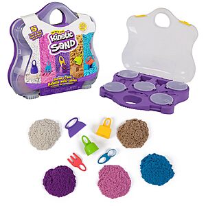$9.24: Kinetic Sand Variety Case Kit, Moldable Play Sand Sensory Toys, Ages 3+ at Amazon
