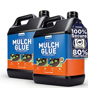 Amazon – Shabebe 2-Gallon Mulch & Rock Glue - $27.00 w/ Code