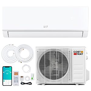 Costway 12000 BTU 20 SEER2 Wifi Enabled Mini Split Air Conditioner & Heater $485.99+Free Shipping