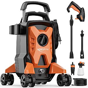 Keenstone Electric Pressure Washer, 5000 PSI 3GPM with Anti-Tipping Design $79.99