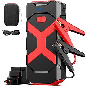 20,000mAh BooKoo A9 2000A Car Battery Jumper w/ QC 3.0, PD 18W $22.20 + Free S/H