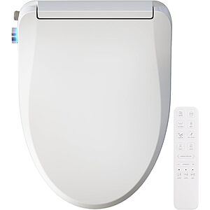 Clirass Electric Bidet Toilet Seat, Warm Water, Heated Seat, Wireless Remote, 2-User Memory $263