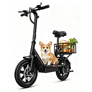 DYU C4 14 inch 500W 36V 7.8Ah Peak Folding Electric Scooter Mini E-Bike UL2849 $150 + Free Shipping