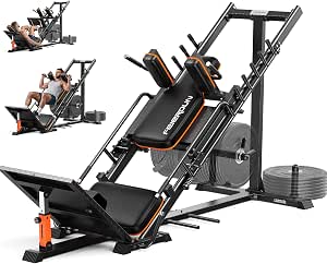 FEIERDUN 2-in-1 45° Leg Press & Hack Squat Machine (Machine Only) $489.99 + Free Shipping