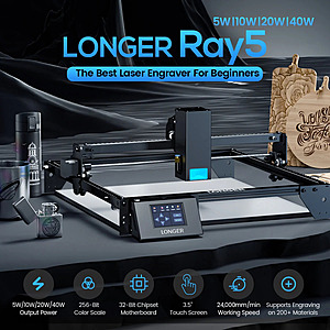 Longer   Ray5   Laser   Engraver   5W  $199.99