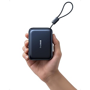 Baseus Picogo Ultra Compact 10000mAh 45W Portable Power Bank with Built-in 45W USB-C Cable $24 & More + Free Shipping w/ Prime or orders $35+