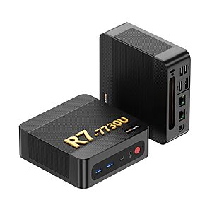 BOSGAME P4 Ultra Mini PC: Ryzen 7 7730U, 16GB DDR4, 1TB PCIe SSD $399.63