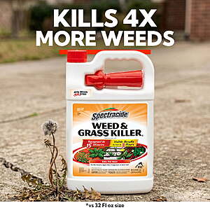 Spectracide Weed & Grass Killer, Use On Patios, Walkways and Driveways, 1 gal. $6.68
