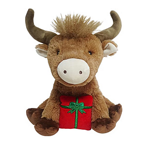 Vibrant Life 11" Holiday Highland Cow Plush Dog Toy $2.39 + Free Shipping w/ Walmart+ or on $35+