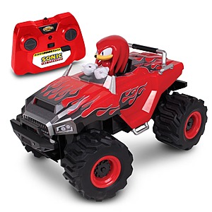 Sonic Racing CrossWorlds Knuckles RC Monster Truck w/ Lights $10.99 + Free Shipping w/ Walmart+ or on $35+