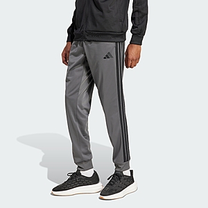 adidas men 3-Stripes Tricot Regular Tapered Track Pants $15 @ adidas via EBay