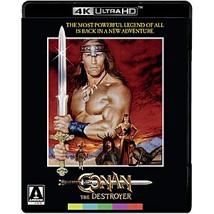 Conan the Destroyer: Standard Special Edition - 4K Ultra HD] [4K UHD] $24.99 Amazon.com