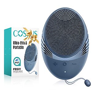 $4 ac AMAZON COSLUS FBS01 Facial Cleansing Brush Face Scrubber, Compact for Travel