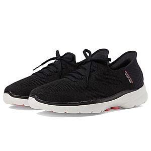 Skechers Women's Skechers Women's Hands Free Slip-ins Go Walk 6-Lovely Day, Black/Hot Pink, 10.5 $36.91