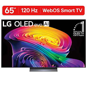 LG 65" C6 Series 4K UHD OLED AI Smart webOS 26 TV, OLED65C6PUA $1599.99