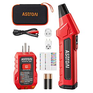 AstroAI Circuit Breaker Finder w/ GFCI Outlet Tester $23.99 + Free Shipping w/ Prime or on $35+