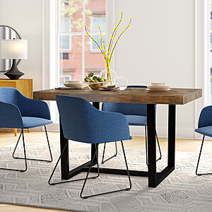 Amarapal Pine Solid Wood Dining Table $213.13