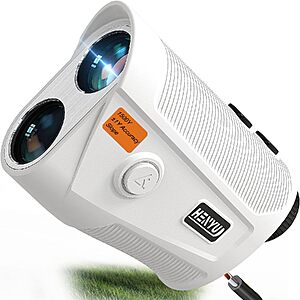 Henyu Golf 1500 Yard/7x Zoom USB-C Laser Golf Rangefinder w/ Slope $28 + Free S&H $27.99