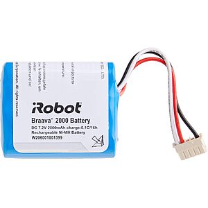 iRobot Authentic Replacement Battery for Braava 380t & Mint 5200 (NiMH, 2000 mAh) $6.65 + Free Shipping w/ Prime or on $35+