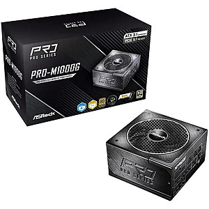 1000W ASRock PRO PRO-M1000G ATX 3.1 80 Plus Gold Power Supply $108.99 + Free Shipping